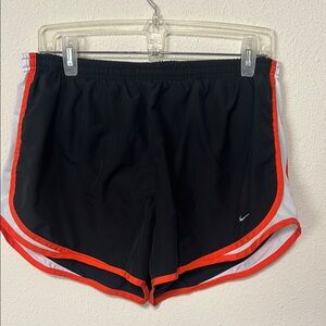 Nike Women's Black and Red Running Shorts